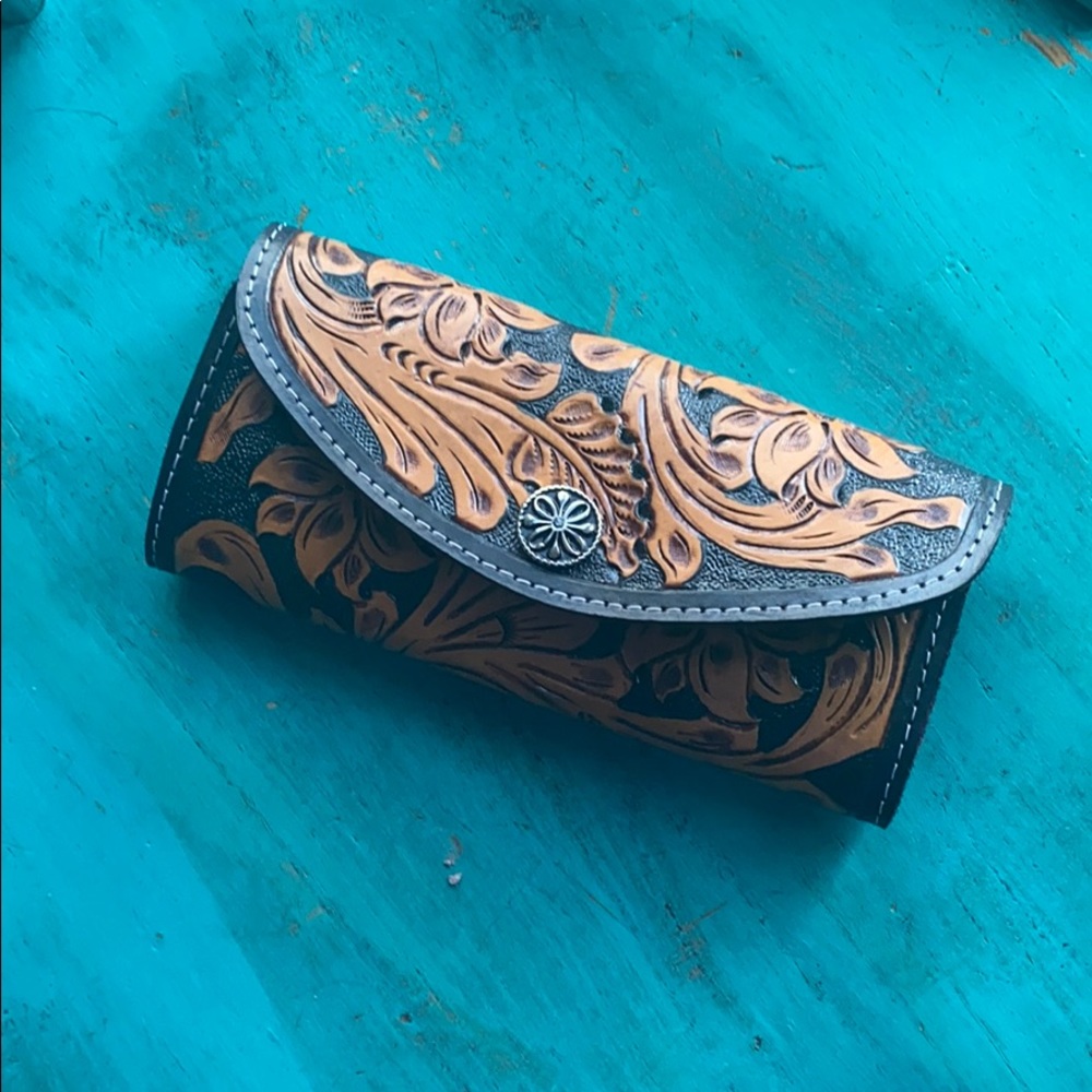 Custom leather wallet